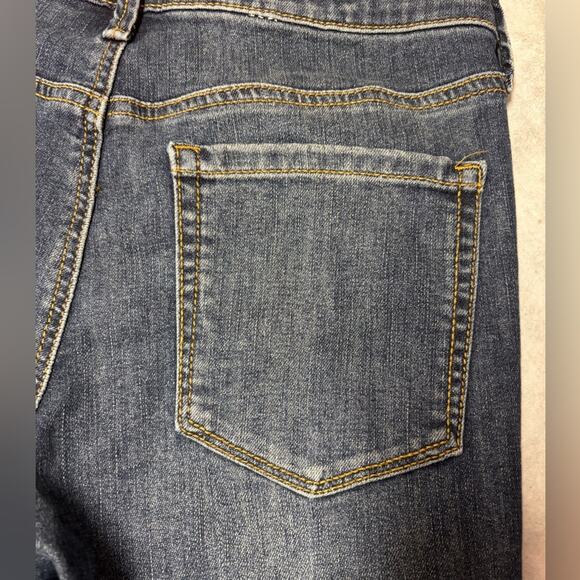 Ella Moss Dark Indigo Straight Jeans Size 4 - Picture 4 of 9